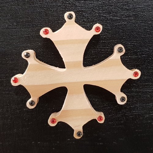 Magnet croix occitane