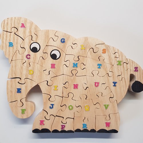 Puzzle elephant 3d escargot