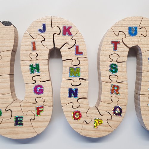 Puzzle serpent 3d escargot