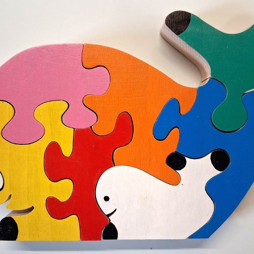 Puzzle baleine et petit