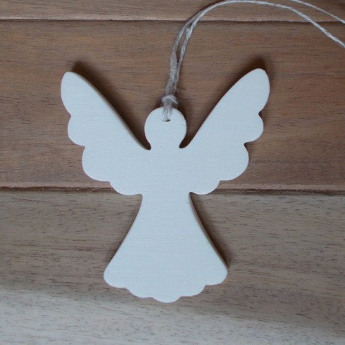 Anges en bois à suspendre - petites suspensions anges en bois