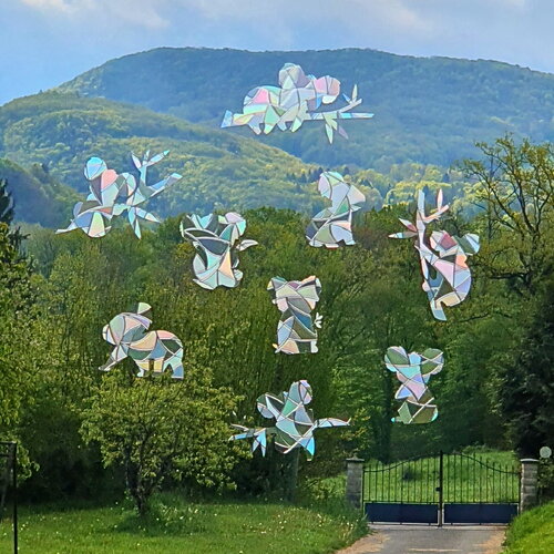 Suncatcher sticker koala , attrape soleil autocollant fenêtre koala, décoration fenêtre film électrostatique