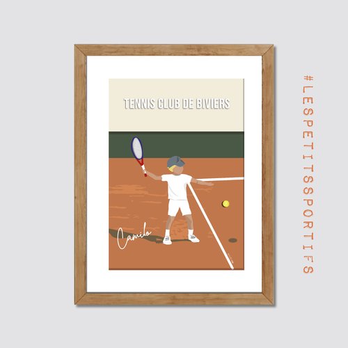 Affiche tennis
