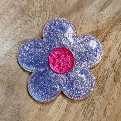 Grande broche fleur