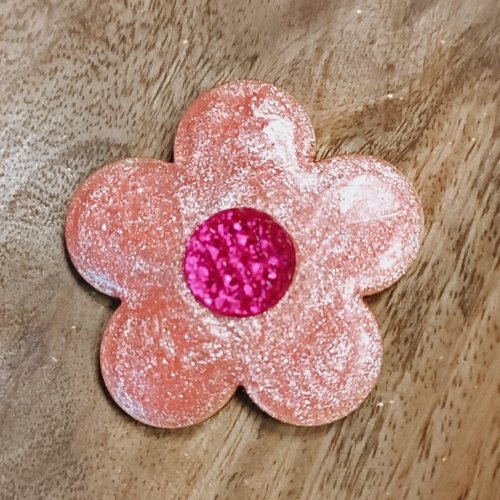 Broche grande fleur