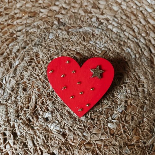 Broche coeur