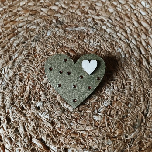 Broche coeur
