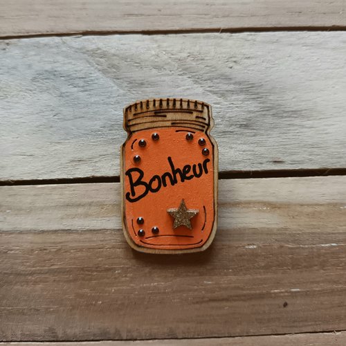 Broche bocal bonheur