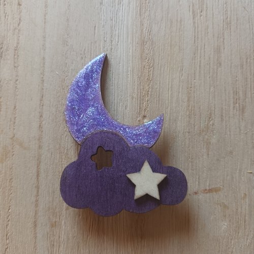 Broche rêve étoilé