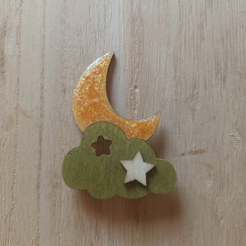 Broche rêve étoilé