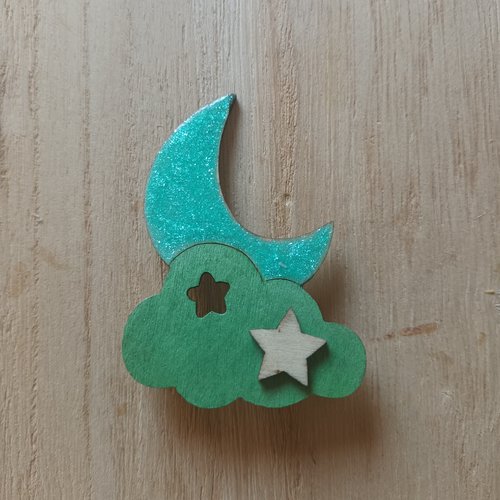 Broche rêve étoilé
