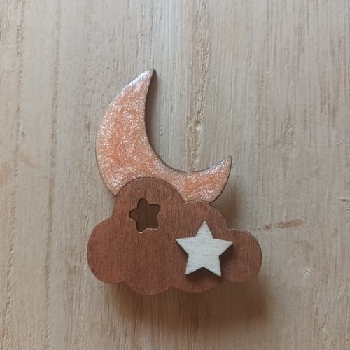 Broche rêve étoilé