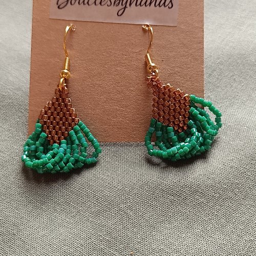 Boucles d'oreilles miyuki