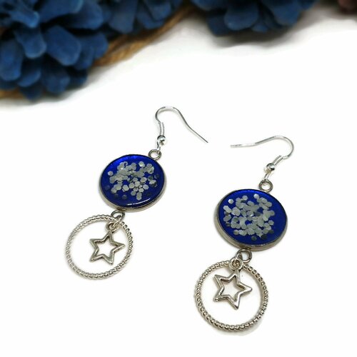Boucles d'oreilles nuit étoilées