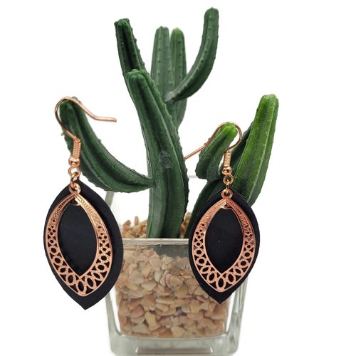 Boucles d'oreilles calisson