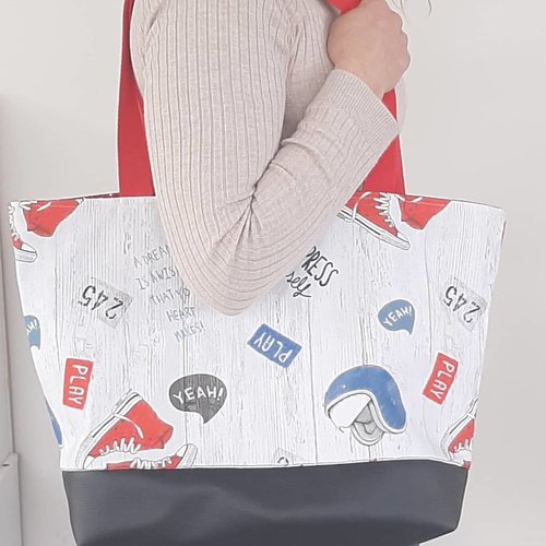 Sac de plage basket