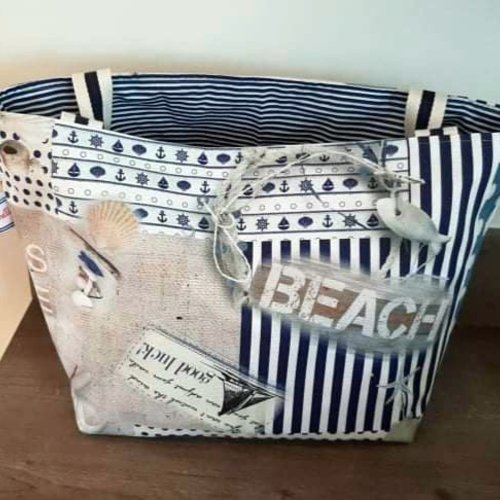 Sac de plage style marin