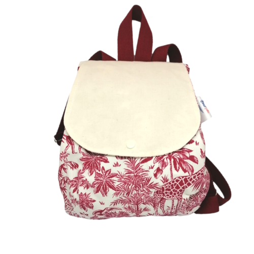 Sac à doudou safari maternelle