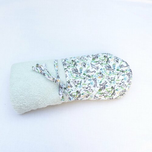 Cape de bain garçon original cadeau de naissance bébé