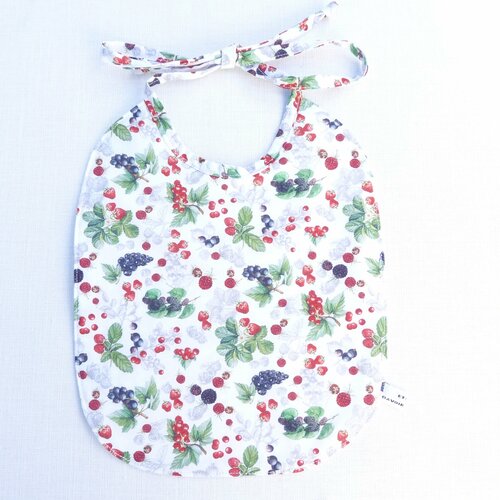 Bavoir bébé original réversible 0/12 mois « alizé »