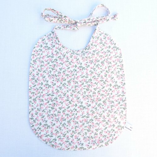 Bavoir bébé original réversible 0/12 mois « lola » »