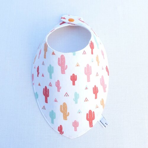 Bavoir foulard  original 0/12 mois « basile » garçon