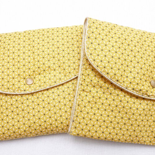 Pochette couches et lingettes molletonnée femme maman maquillage original liberty betsy multiusages  maquillage couches lingettes masques