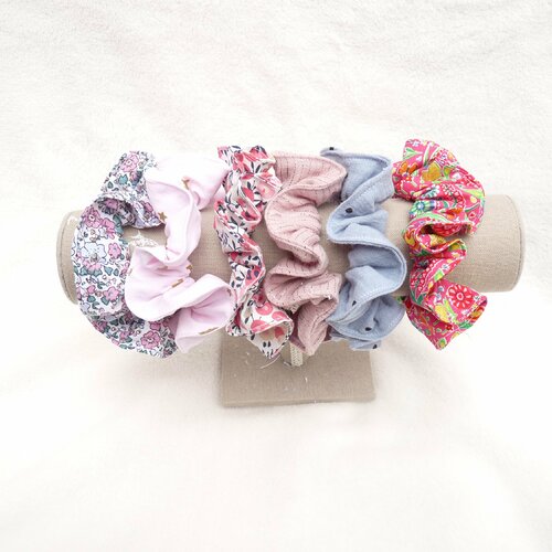 Chouchou fille cheveux élastique original liberty accessoire cheveux