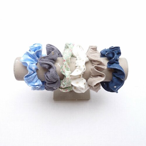 Chouchou fille cheveux élastique original liberty accessoire cheveux