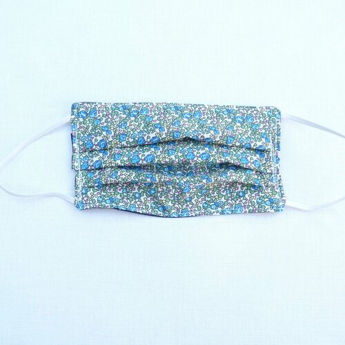 Masque de protection lavable coton adulte femme original liberty