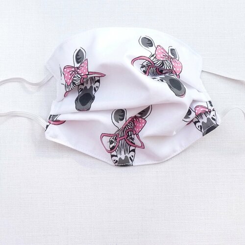 Masque enfant de protection lavable coton adulte femme ou enfant  réversible original