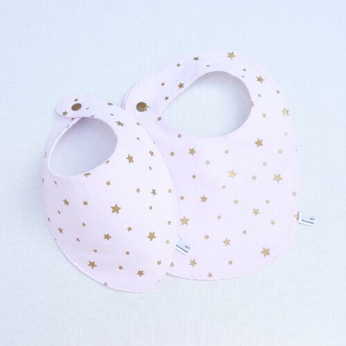 Duo bavoirs 0/12 mois « daphné » fille