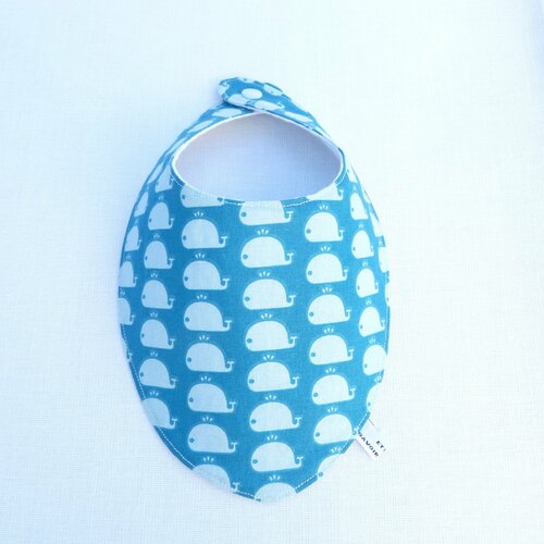 Bavoir foulard  original 0/12 mois « léo « 