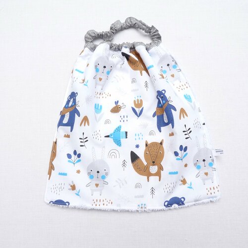 Serviette élastique cantine au choix nounou 1/5 ans  zéro déchet soin de soi