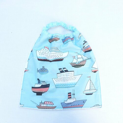 Serviette élastique garçon cantine nounou 1/5 ans  zéro déchet soin de soi