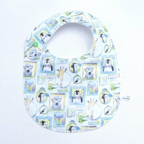 Bavoir bébé 0/12 mois « arsene» original garçon cadeau naissance