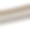X1 mètre de cordon suédine marron clair à strass métal largeur 5mm épaisseur 2mm