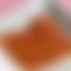 Perles de rocaille orange  4 mm  - lot de 10gr