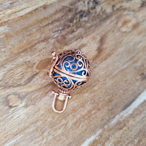 Cage pour bola avec boule bleu