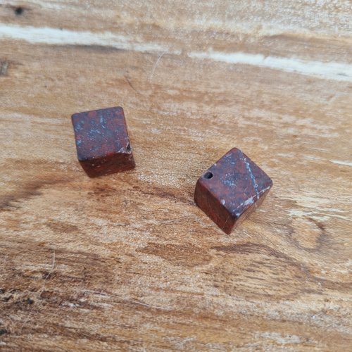 Lot de 2 perles losange 10mm