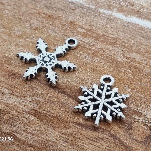 Lot de 3 breloques sapin de noël