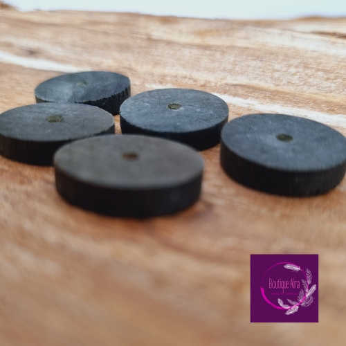 Palet en bois noir 20 mm - lot de 5