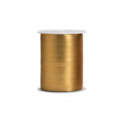 Bolduc / ruban cadeau - or / doré aspect métal mat x 10 m