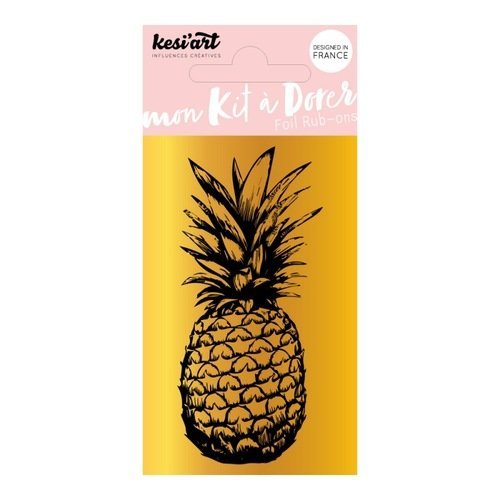Kit à dorer - motif ananas - kesi'art