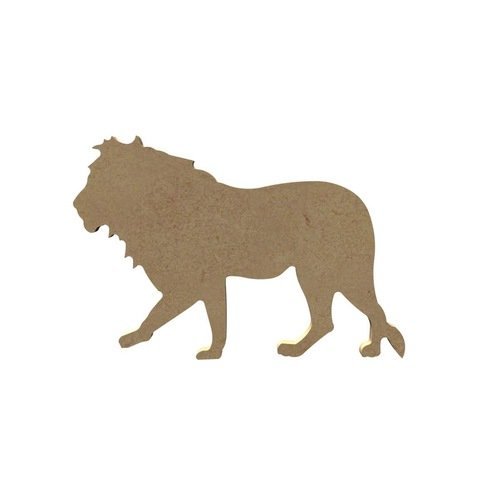 Lion en bois / support à décorer - animal en bois - gomille