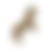 Cheval cabré en bois - 16,5 x 8,5 x 0,5 cm - gomille