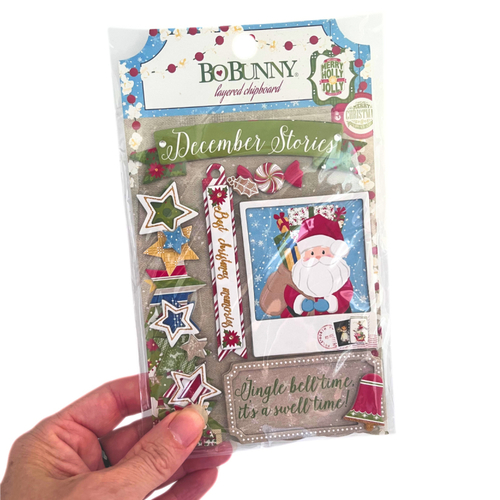 Chipboards noël - dear santa - bo bunny
