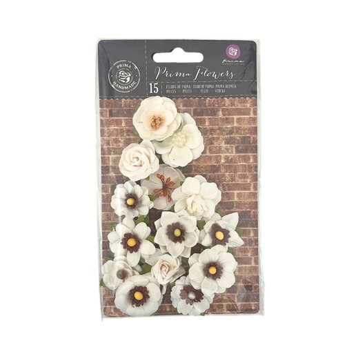 15 fleurs en papier fait-main - pura lalia, - prima marketing