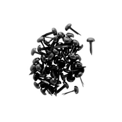 Attaches parisiennes - noir - 4 mm - kesi'art