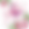 Serviette en papier - flamant rose et fleurs d'hibiscus - 33 x 33 cm